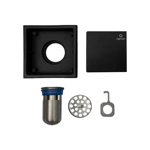 FD-X711DA Matte Black | Floor Drain