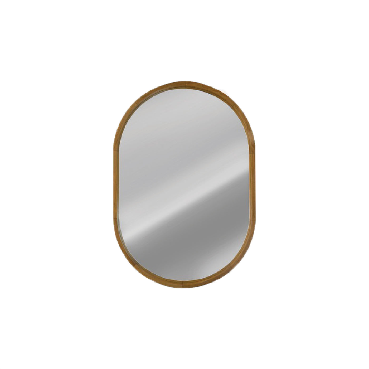 Oval 62 Natural | Mirror